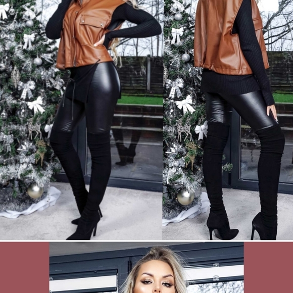 Over-Sized Leatherette Vest💃 - Picture 3 of 3